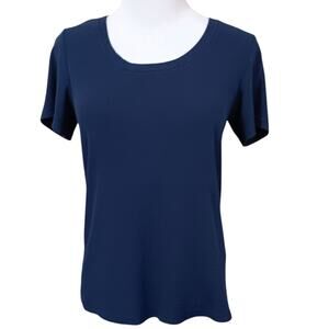 Y2K 2000s 90s Vintage Ribbed Knit Tee Shirt Top S Whimsigoth Grunge Retro‎ Basic